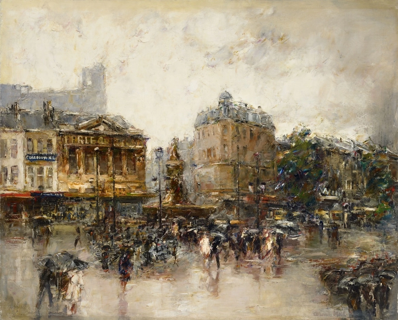 (Attribuito a), Place de Clichy a Parigi